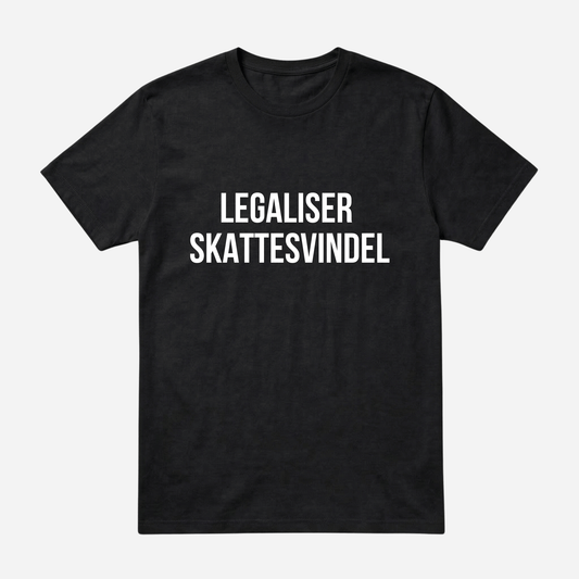 T-SHIRT │LEGALISER SKATTESVINDEL