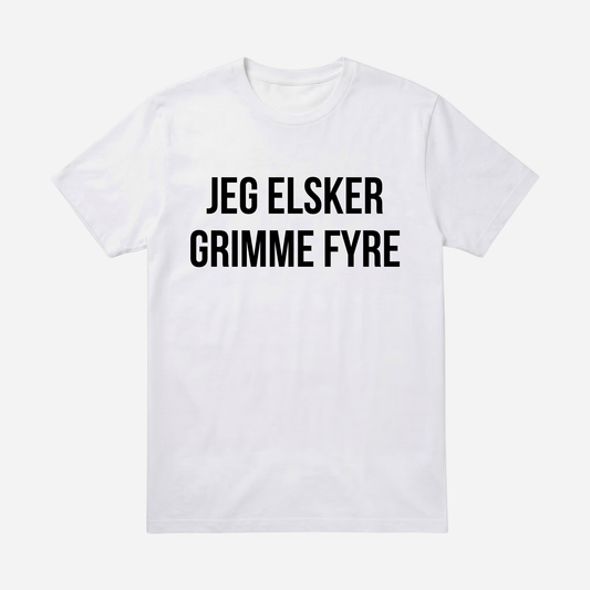 T-SHIRT │JEG ELSKER GRIMME FYRE