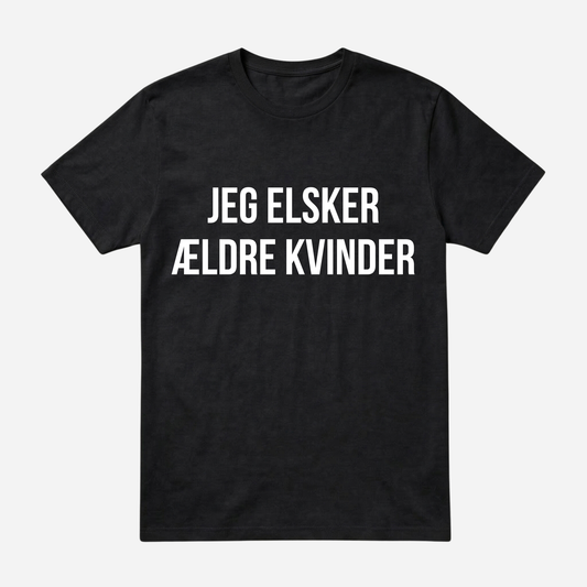 T-SHIRT │JEG ELSKER ÆLDRE KVINDER