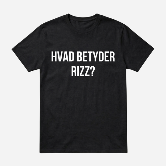 T-SHIRT │HVAD BETYDER RIZZ?