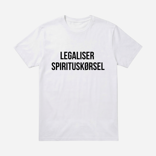 T-SHIRT │LEGALISER SPIRITUSKØRSEL